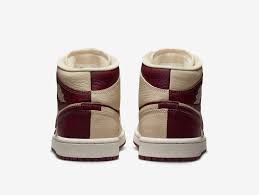 Jordan 1 Mid SE Split Beach Cherrywood Red (Women's)